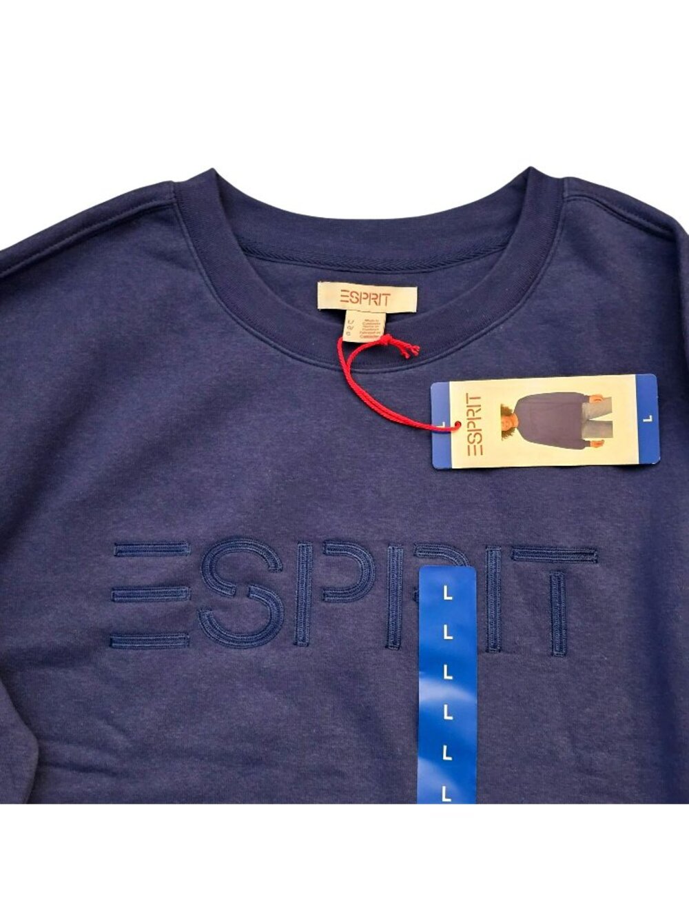 Esprit Navy Blue Crew Neck Sweater